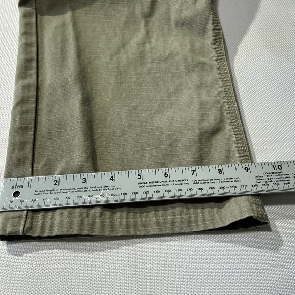 Wrangler Riggs Workwear Pants Mens 34x31 Olive Straight Ripstop Rugged Outdoor - Picture 8 of 11